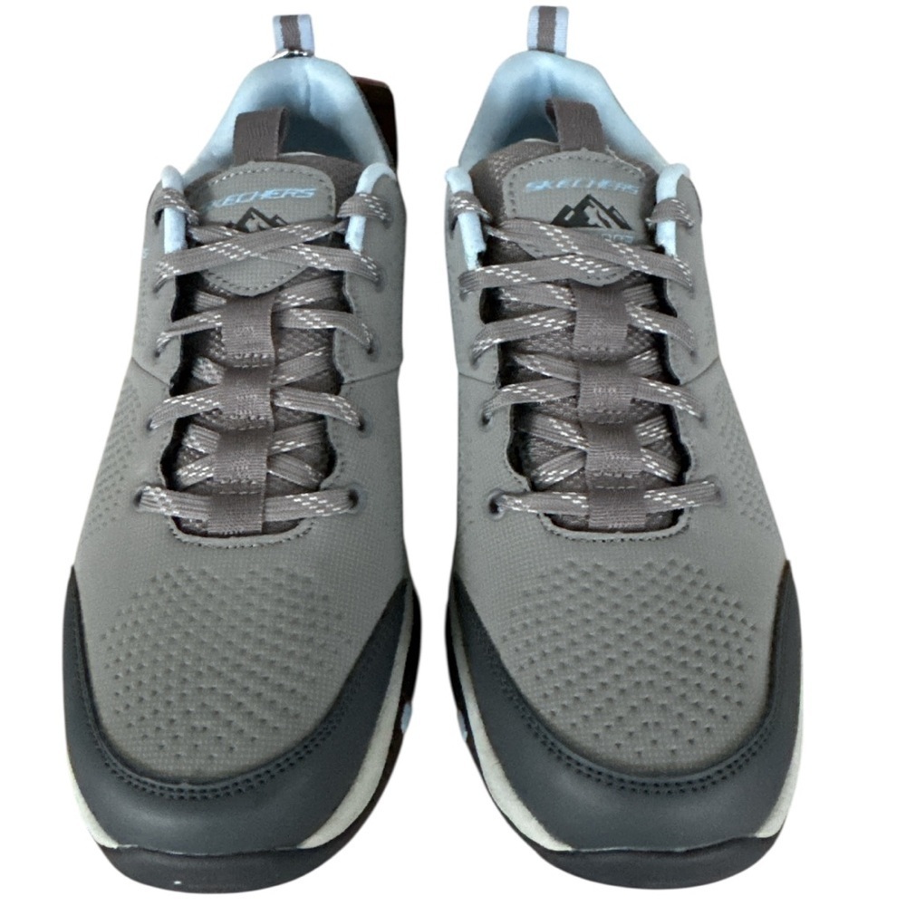 Skechers Trego water repellent washable trail sneakers, blue/grey - Picture 3 of 7